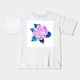 Watercolor Flower Kids T-Shirt